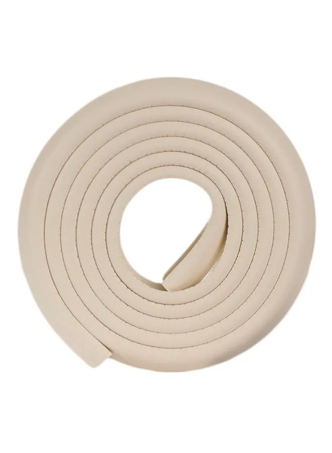 OUTAD Thick Rubber Table Edge Corner Protector Desk Cover Roll Beige 3.5x1.2x195cm
