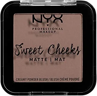 NYX Professional Makeup Sweet Cheeks Creamy Powder Blush Matte, So Taupe 09