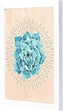 LOWHA watercolor_plant_poster_11 Wooden Framed Wall Art painting with White frame 23x33x2cm By LOWHA