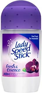 Lady Speed ​​Stick، Fresh Essence ، مزيل عرق مضاد للتعرق ، Aloe Soothing Black Orchid ، رول أون ، 50 مل