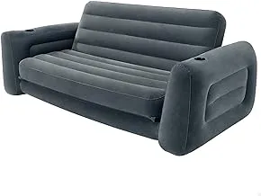 Intex Pull Out Inflatable Sofa, Grey - 66552