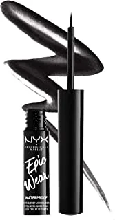 NYX Professional Makeup Epic Wear Metallic Liquid Liner, Black Metal 01