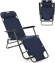 Foldable chair and bed for camping trips 2x1