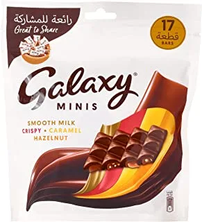 Galaxy Chocolate Minis, 227.5g, 18 Pieces