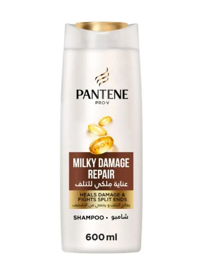 Pantene Pro-V Milky Damage Repair Shampoo Heals Damage And Fights Split Ends 600ml