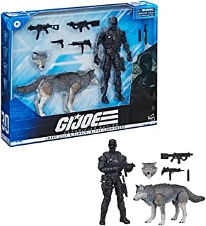 G.I. Joe Classified Series Snake Eyes & Timber: Alpha Commandos Action Figures 30 Collectible Toy Wth Custom Package Art