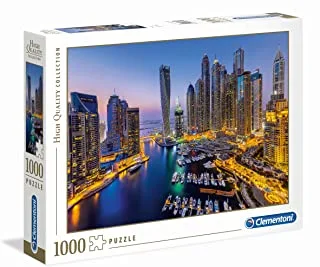 Clementoni Puzzle Dubai 1000 Pieces (69 x 50 cm), Suitable for Home Decor, Adults Puzzle from 14 Years