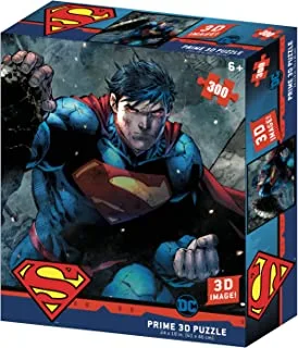 Prime 3D Puzzles - Dc Comics - Superman 300 Pcs Puzzle, Multicolor, 32588