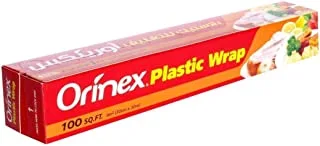 Orinex Plastic Wrap ,30 M X 30 cm, 100Ft, Clear