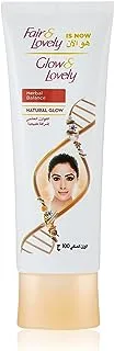 Glow & Lovely Formerly Fair & Lovely Face Cream With Vitaglow Herbal Balance For Glowing Skin, 100g