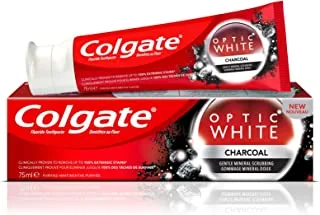 Colgate Optic White Charcoal Whitening Toothpaste - 75Ml