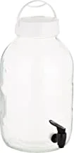 موزع المشروبات الزجاجي المزخرف من هيريفين ٥ لتر - التخلص من السموم H-137606-5L
