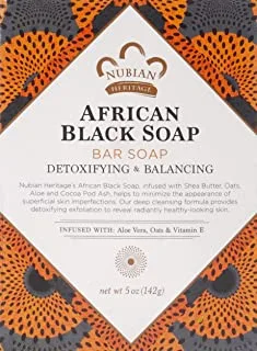 Nubian Heritage African Black Soap, 5oz