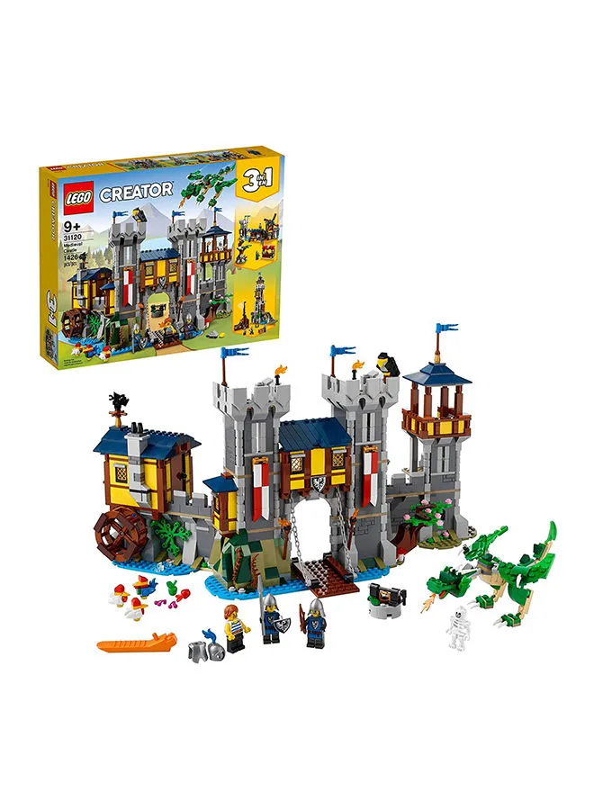 LEGO 6333048 LEGO 31120 Creator Medieval Castle Building Toy Set (1426 Pieces) 9+ Years