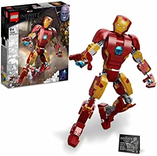 LEGO 76206 Marvel Iron Man Figure Collectible Buildable Toy, Kids Bedroom Display Model from Avengers: Age of Ultron, Infinity Saga Set, Collectible Gifts for Boys & Girls