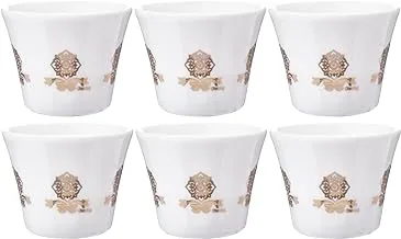 Wisteria Porcelain Cawa Cup set Trellis Gold /6PCS