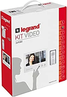 Legrand Audio And Video Door Entry Kit 4 Wires Hands Free, 7-Inch