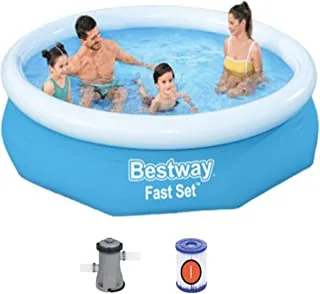 Bestway Fast Set Pool 305cm x 66cm, Multicolor, 26-57458