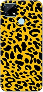 غطاء جراب Jim Orton مصمم بلمسة نهائية غير لامعة لهاتف Realme Narzo 10A-Animal Skin Leopard Golden