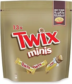Twix Mini Chocolate Bar case, 260gx9 pcs - Pack of 1