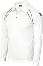 GM 7205 Full Sleeve Cricket T-Shirt Size-Xx-Large (White/Navy)