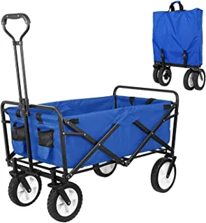 Coolbaby Foldable Utility Vehicle, Heavy Duty Foldable Outdoor Garden Cart, AdJustable Handle, Suitable For Garden, Sports, Camping, Picnic