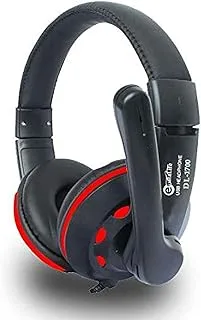 Gaming Usb Headphone By Edatalife, Black, Dl-1700, Wired