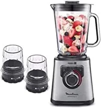 Moulinex Perfect Mix 2, 2 L Blender With Grinder And Chopper, 1200 Wattss, Glass, Lm815D28
