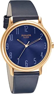 Sonata Sleek Analog Blue Dial Men's Watch 7128Wl05/Nn7128Wl05
