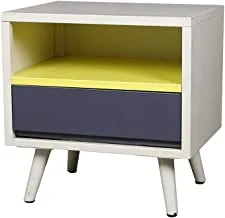 NEATHOME Havana side table with drawer and open storage unit, multi-colors