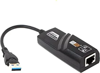 2B CV339 USB 3.0 to RJ45 Gigabit Ethernet Adapter, Black