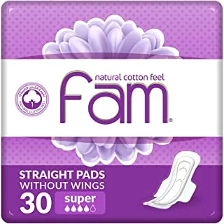 Fam sanitary pads maxi classic with wings super 30 pads