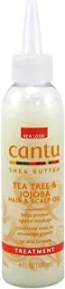 Cantu Shea Butter Tea Tree & Jojoba Hair & Scalp Oil 6 Ounce (180Ml) (3 Pack)
