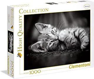 Clementoni Puzzle Kitten 1000 Pieces (69 x 50 cm), Suitable for Home Decor, Adults Puzzle from 14 Years