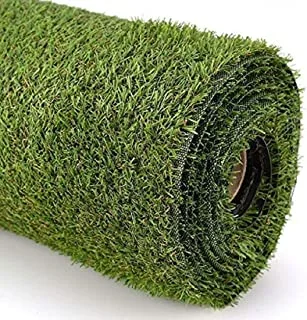 Kuber industries high density artificial grass carpet mat (6.5 x 8 ft, green, grassct67)