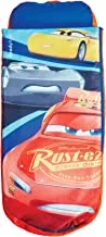 Moose Toys Disney Cars Lightning McQueen Junior ReadyBed - 2 في 1 حقيبة نوم للأطفال وسرير هوائي قابل للنفخ في حقيبة مع مضخة ، متعدد الألوان