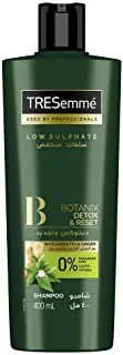 Tresemme Botanix Natural Detox & Reset Shampoo With Green Tea & Ginger, 400ml