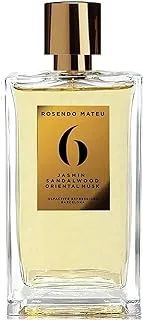 Rosendo Mateu No.6 Jasmin Sandalwood Oriental Musk Eau de Parfum Spray for Unisex, 100 ml