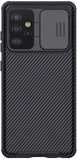 Nillkin Case Compatible with Galaxy A52 5G Cover, Hard CamShield with Camera Slide Protective Cover Drop Protection Cover [Built-in Lens Protector][ Designed Case for Samsung Galaxy A52 5G ] - Black
