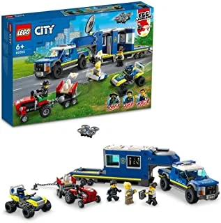 LEGO® City Police Mobile Command Truck 60315 Building Blocks Police Toys Set (436 Pieces)