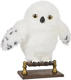 Wizarding World, Enchanting Hedwig Interactive Harry Potter Owl With Over 15 Sounds And Movements And Hogwarts Envelope, Kids Toys For Ages 5 And Up 4 inches