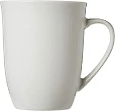 Shallow 450Ml Porcelain Tea Coffee Mug, White
