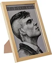 LOWHA This Is our City thomas shelby Wall Art with Pan Wood framed Ready to hang for home, bed room, office living room Home decor hand made wooden color 23 x 33cm By LOWHA