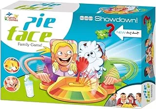 ألعاب عائلية Pie Face المواجهة ، متعدد الألوان ، قد تختلف العبوة