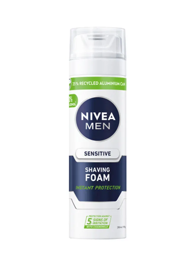 NIVEA Chamomile And Hamamelis Sensitive Shaving Foam For Men 200ml