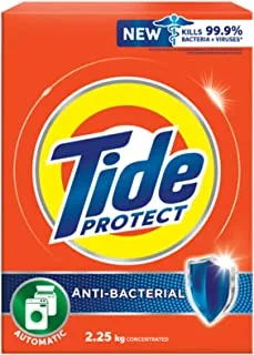 Tide Protect Automatic Antibacterial Laundry Detergent, 2.25Kgs