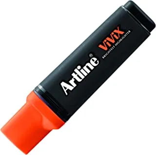 Artline 670 Brightest Highlighter 12-Pieces, Fluo Orange