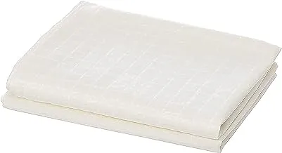 Hotel Linen Klub Standard Pillowcase 2Pc Set, 100% Cotton 250Tc Dobby Box Sateen, Size: 50X75Cm, Off- White