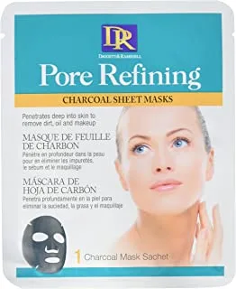 Daggett & Ramsdell Pore Refining Charcoal Sheet Mask, 1 Sachets Mask