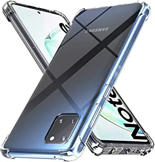 GALAXY NOTE 10 LITE Case Cover Bumper Shell Soft TPU Silicone Clear Transparent Cover Shockproof for GALAXY NOTE 10 LITE (Clear) by Nice.Store.UAE
